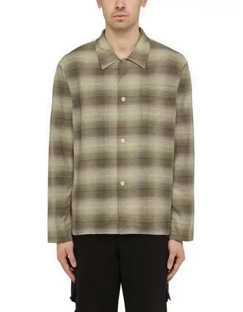 Linen and cotton cross-weave Box shirt