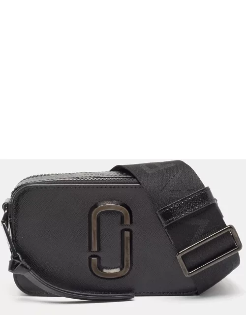 Marc Jacobs Black Patent Leather Snapshot Camera Crossbody Bag