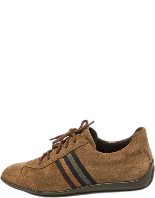 Givenchy Brown Suede Low Top Sneaker