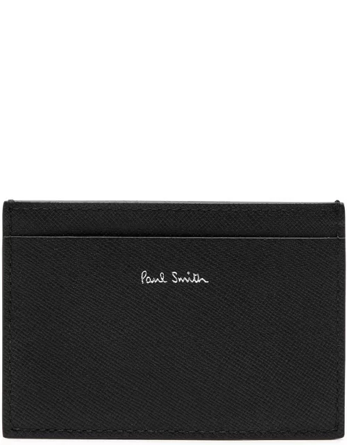 Paul Smith Printed Leather Card Holder - Black