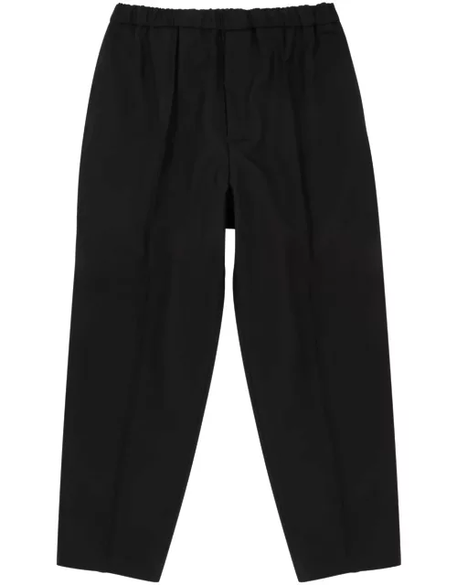 Jil Sander Tapered-leg Wool Trousers - Black - 50 (IT50 / L)