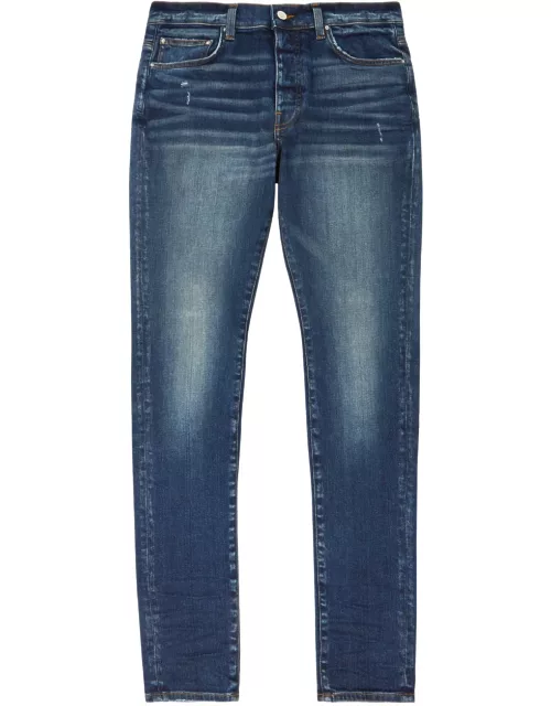 Amiri MX1 Distressed Skinny Jeans - Blue - 30 (W30 / S)