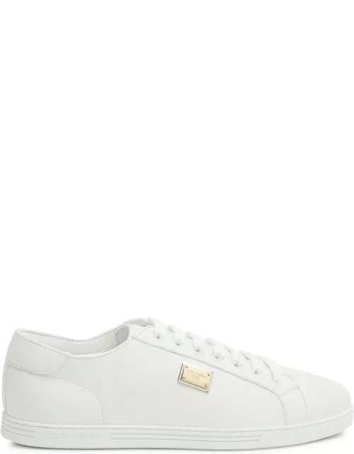 Dolce & Gabbana St Tropez Leather Sneakers - White - 41 (IT41 / UK7)