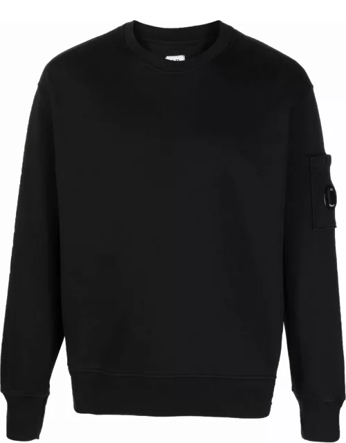 C.P. Company Black Cotton Sweatshirt