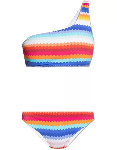 Missoni Zigzag-printed Stretched Bikini Set