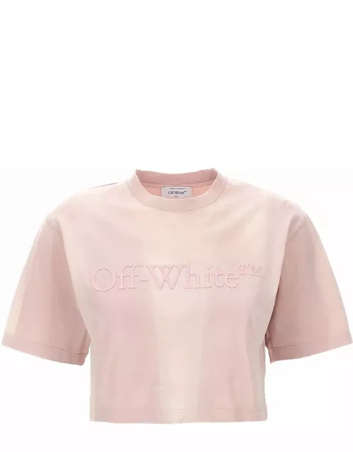 Off-White Laundry Cropped T-shirt
