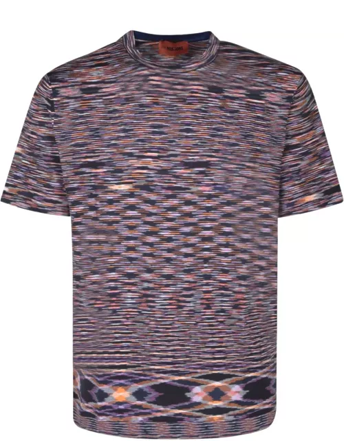 Missoni Stripe-printed Short-sleeved Crewneck T-shirt