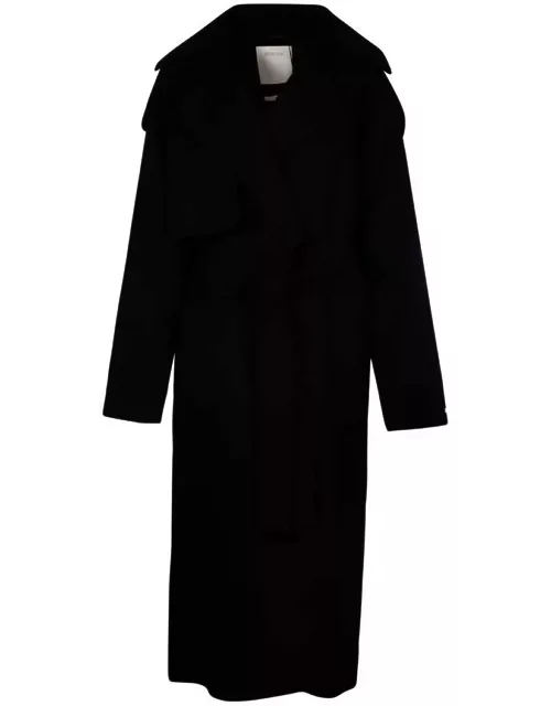 SportMax Belted Long-sleeved Coat