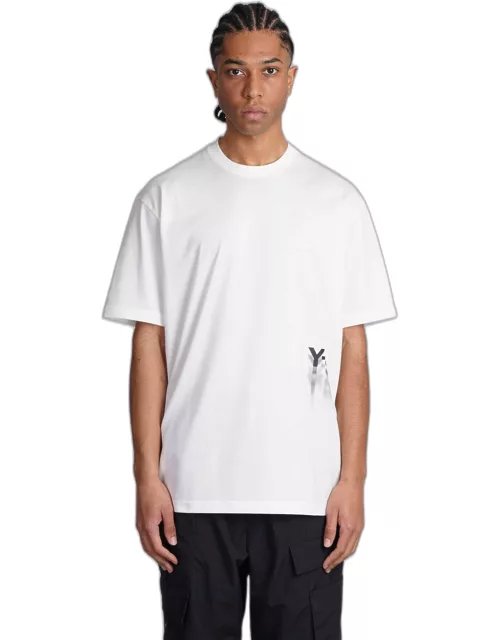 Y-3 T-shirt In Beige Cotton