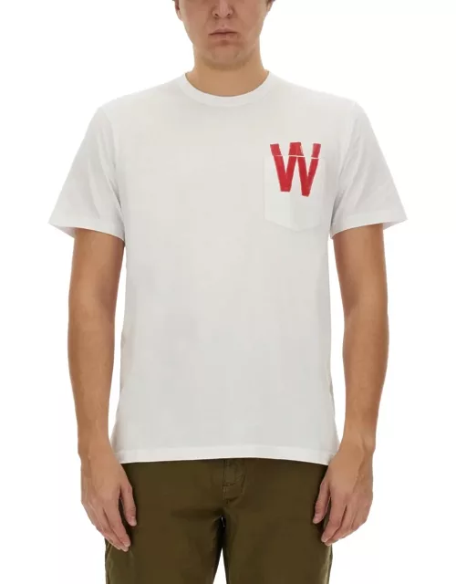 T-shirt With Logo Woolrich
