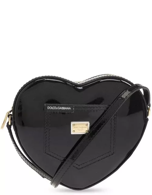 Dolce & Gabbana Heart Zipped Shoulder Bag