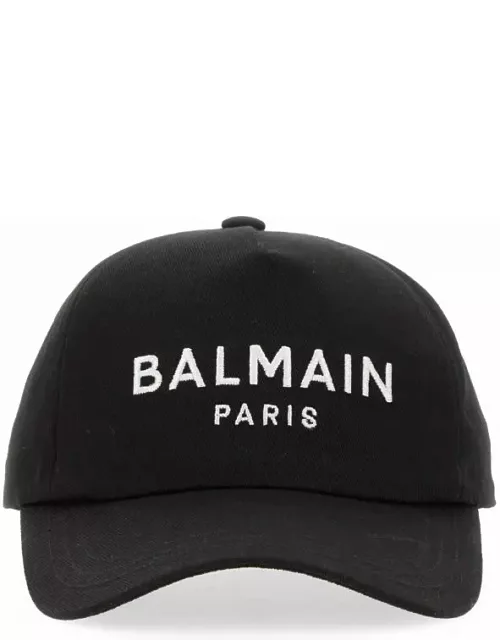 Balmain Logo Embroidery Baseball Cap
