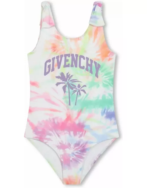 Givenchy One-piece Swimsuit With Tie Dye Pattern