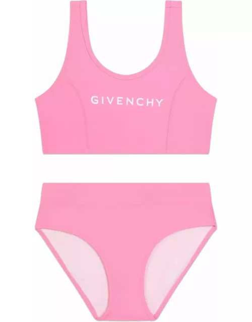 Givenchy High-waisted Bikini Bottom With Logo