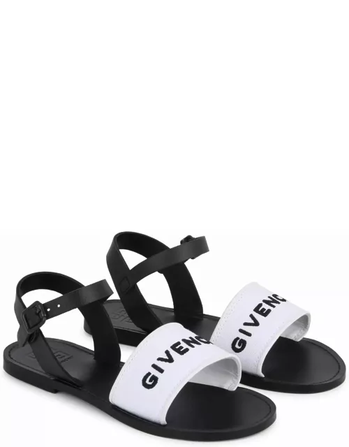 Givenchy Sandals With Logo Embroidery