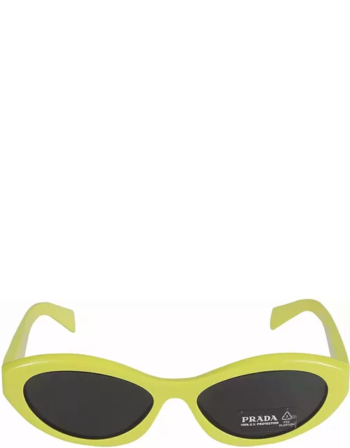 Prada Eyewear Logo Sided Cat-eye Sunglasse
