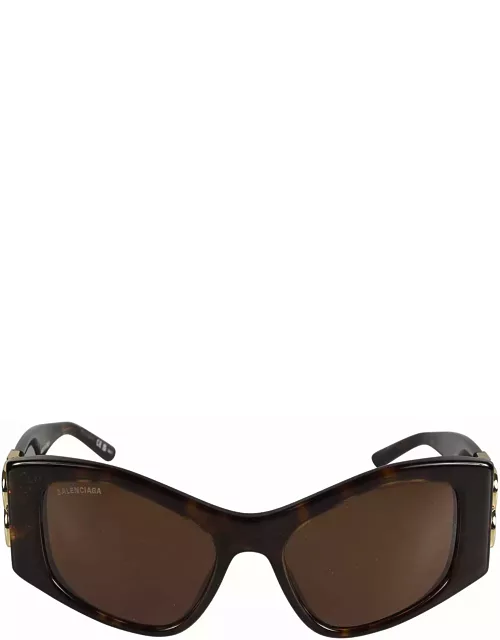 Balenciaga Eyewear Bb Hinge Flame Effect Sunglasse