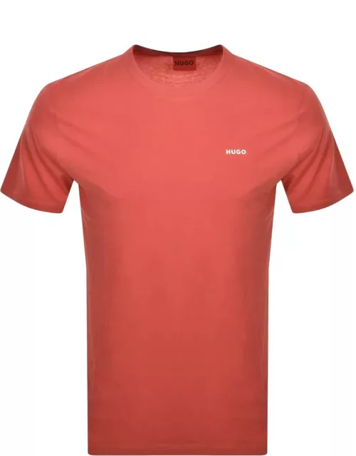 HUGO Dero222 T Shirt Red