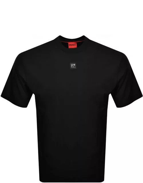 HUGO Dalile Crew Neck T Shirt Black
