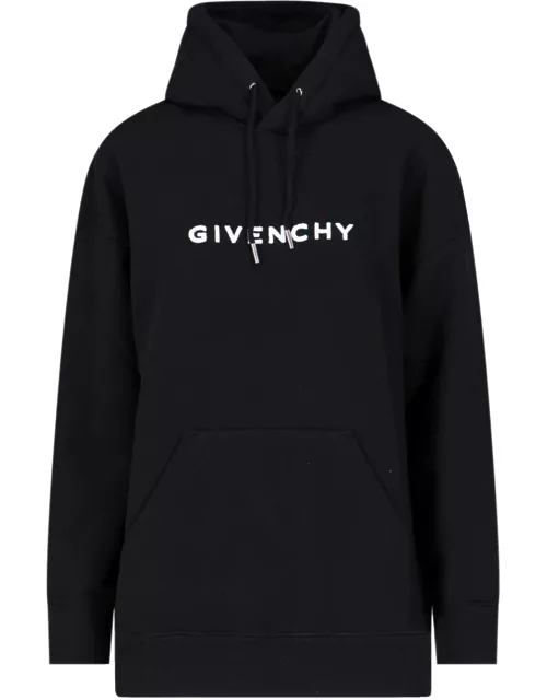 Givenchy Teddy Logo Hoodie