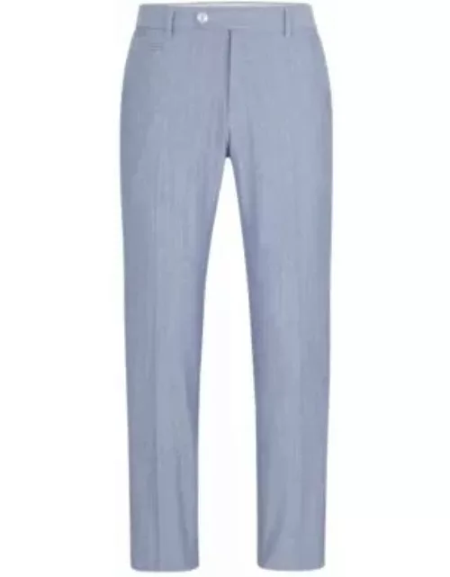 Slim-fit trousers- Dark Blue Men's Pant