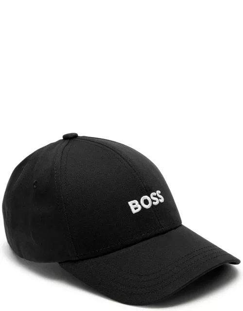 Boss Zed Logo-embroidered Cotton cap - Black