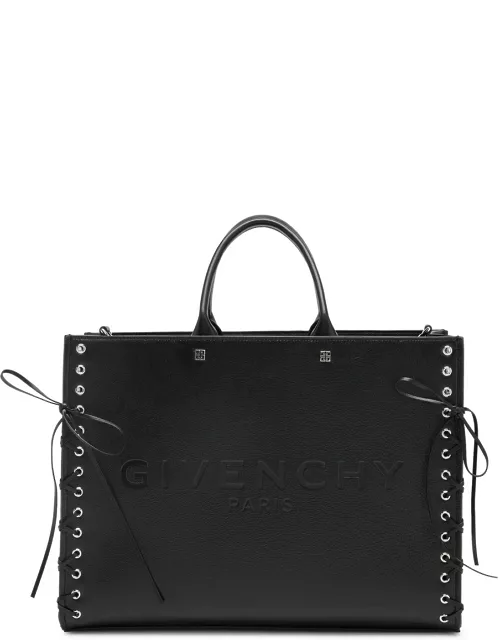 Givenchy G-Tote Corset Medium Leather Tote - Black