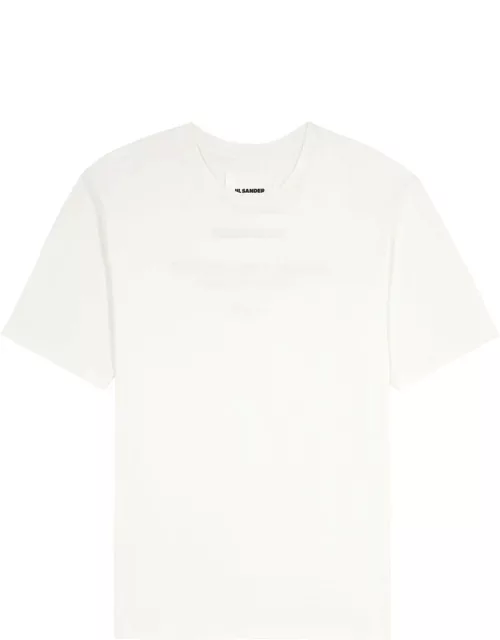 Jil Sander Logo-print Cotton T-shirt - White And Black