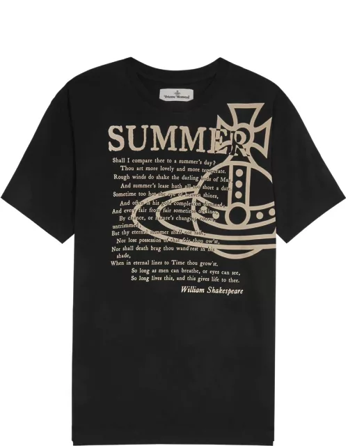 Vivienne Westwood Summer Printed Cotton T-shirt - Black