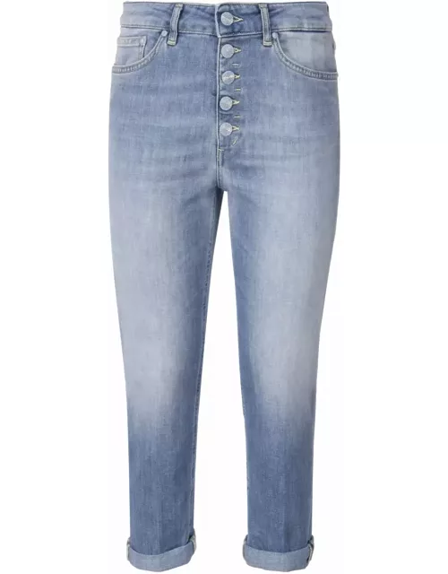 Dondup Koons Loose Jeans In Bull Stretch