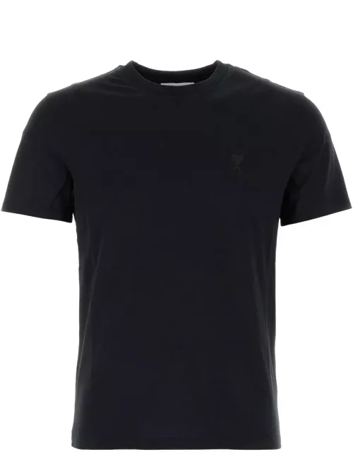 Ami Alexandre Mattiussi Black Cotton T-shirt