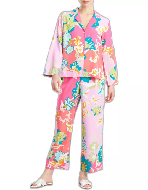 Marbella Floral Print Pajama Set