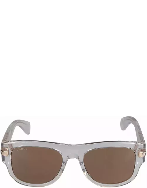 Gucci Eyewear Wayfarer Transparent Sunglasse