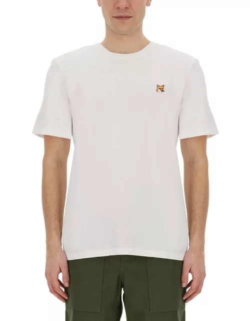Maison Kitsuné T-shirt With Fox Patch
