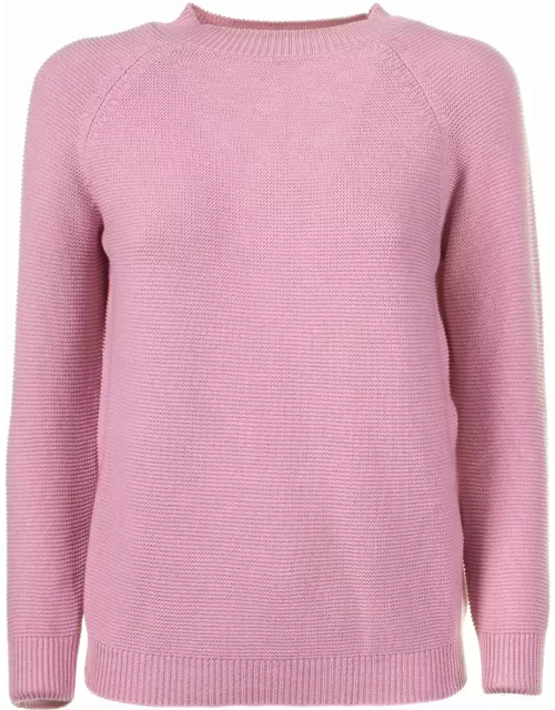 Weekend Max Mara Soft Pink Cotton Sweater