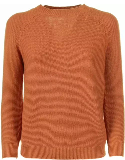 Weekend Max Mara Soft Orange Cotton Sweater