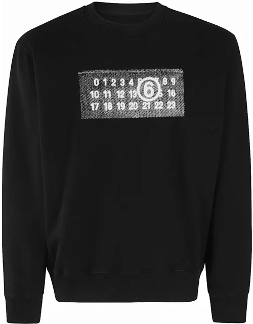 MM6 Maison Margiela Sweatshirt With Numeric Logo Print
