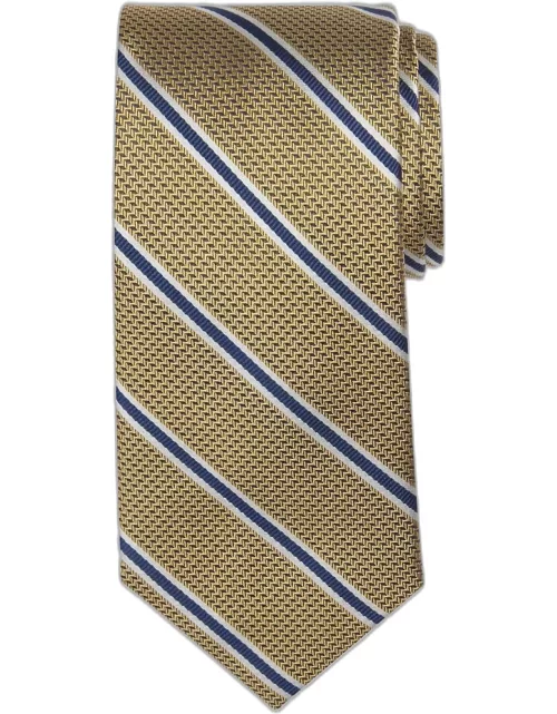 JoS. A. Bank Men's Reserve Collection Chevron Stripe Tie - Long, Yellow, LONG
