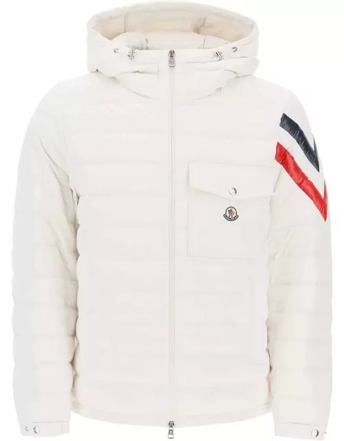 MONCLER Berard down jacket with tricolor intarsia