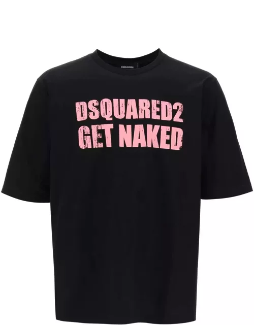 DSQUARED2 skater fit printed t-shirt