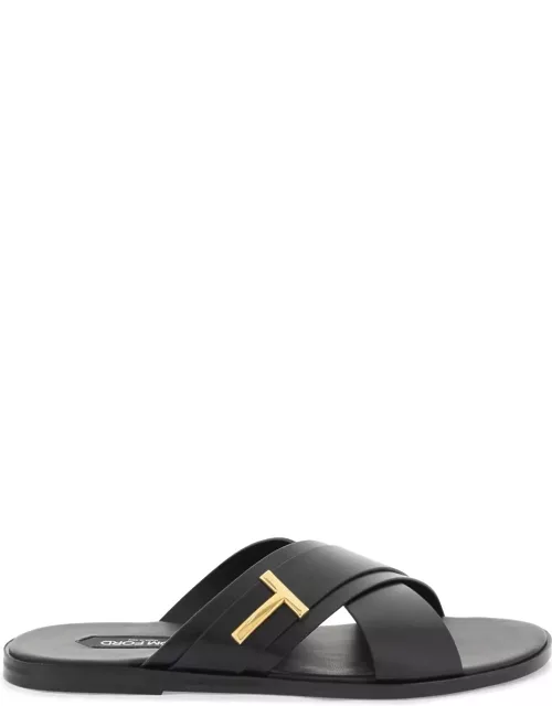 TOM FORD preston leather sandals in