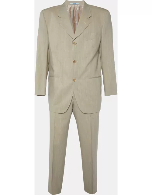 Kenzo Homme Beige Wool Tailored Suit