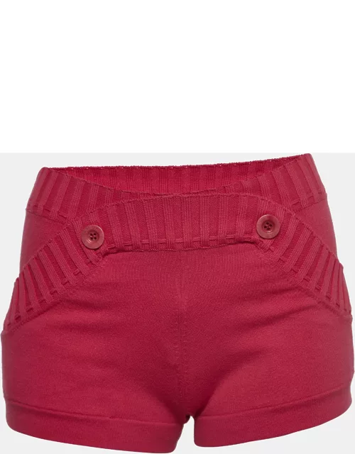 See by Chloe Vintage Pink Stretch Cotton Knit Shorts