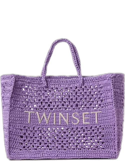 Tote Bags TWINSET Woman color Violet
