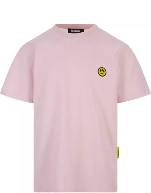 Pink T-shirt With Barrow Logo