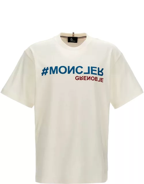 Moncler Grenoble Embossed Logo T-shirt