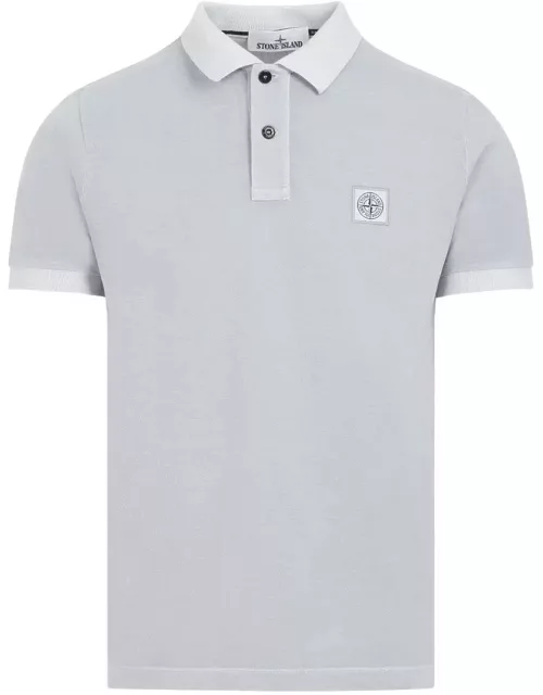 Stone Island Logo Patch Short-sleeve Polo Shirt