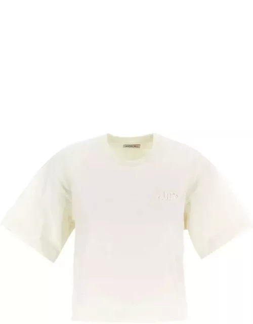 Autry Cotton Cropped T-shirt