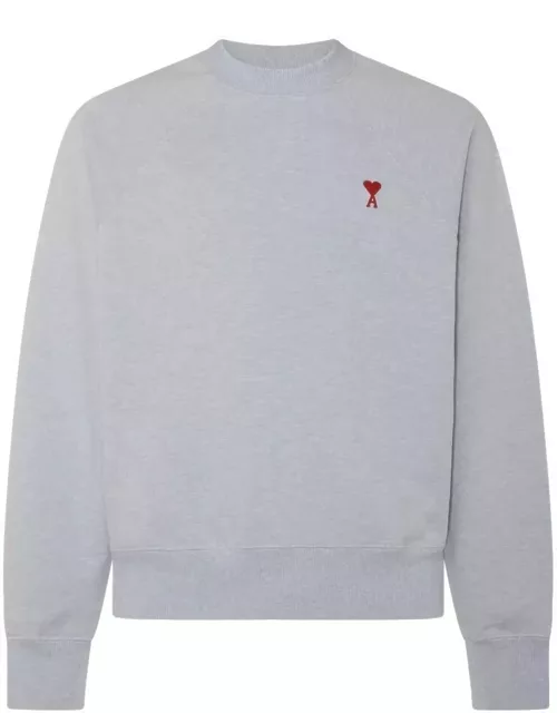 Ami Alexandre Mattiussi Logo Detailed Long Sleeved Sweatshirt