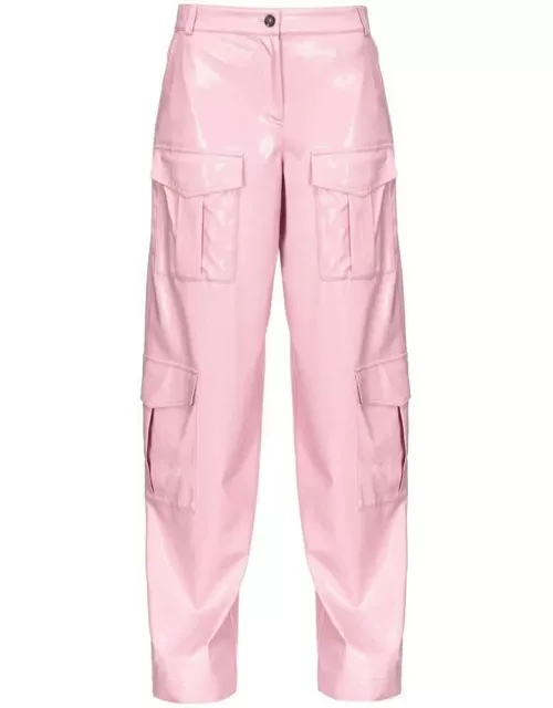 Pinko Leatherette Cargo Pant